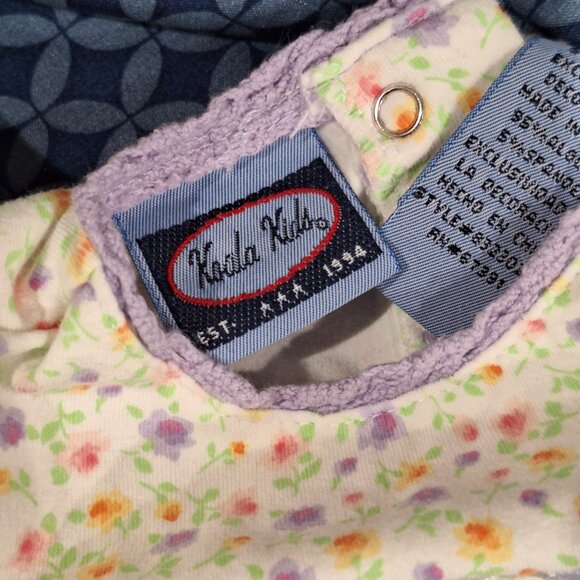 koala kids onesie 0-3 months purple flowers - Picture 4 of 10